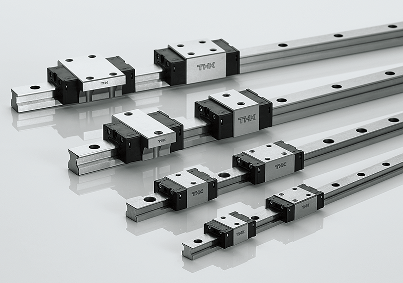 Miniatuur rollengeleiding HRG